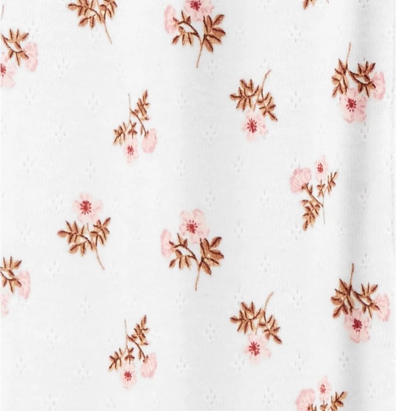 Carter Floral Sleep & Play Pajamas/ Onesie size 0-3 months - Picture 5 of 5